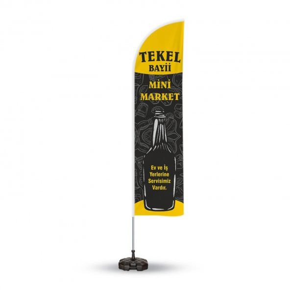 Tekel Reklam Yönlendirme ve Tanıtım Yelken Bayragı - 1