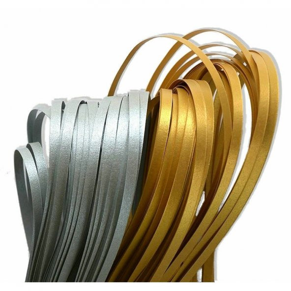 Hayal 10mm Altın Sarı Renkli Quilling Kağıdı - 50li - 2