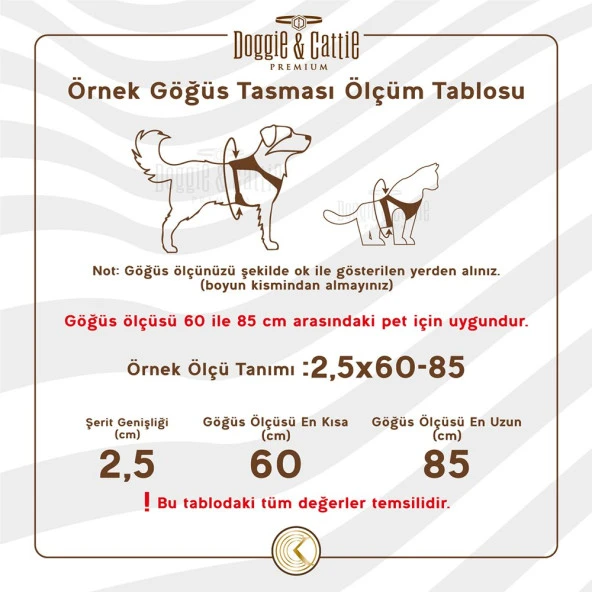Doggie Havalı Dokuma Köpek Göğüs Tasması L 2x55-65cm Siyah - Resim 3