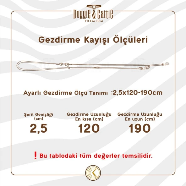 Doggie Eğitim Serisi Boğma Ayarlı Yağlı Deri Köpek Gezdirme Kayışı S 1,1x150cm Kahverengi - 5