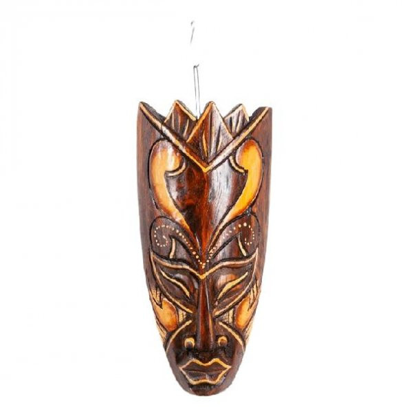 Dekoratif Ağaç Mask 20 cm Duvar Dekoru - 2
