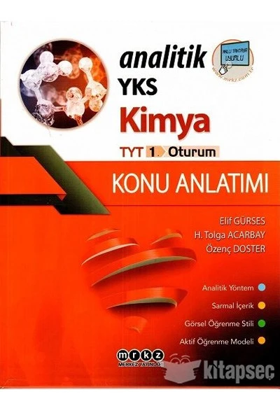 TYT Analitik Kimya Soru Bankası Merkez Yayınları