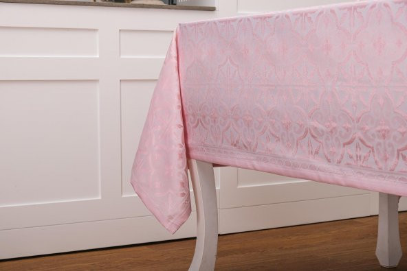 Finezza Sare Lüx Jakar  Kumaş Pudra Masa Örtüsü  Dikdörtgen 160x320 cm - 1111 - 6