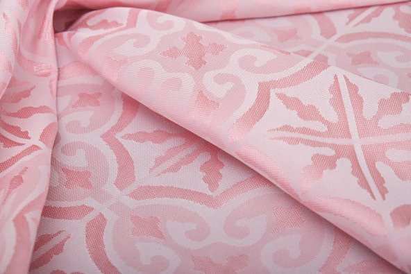 Finezza Sare Lüx Jakar  Kumaş Pudra Masa Örtüsü  Dikdörtgen 160x320 cm - 1111 - 7