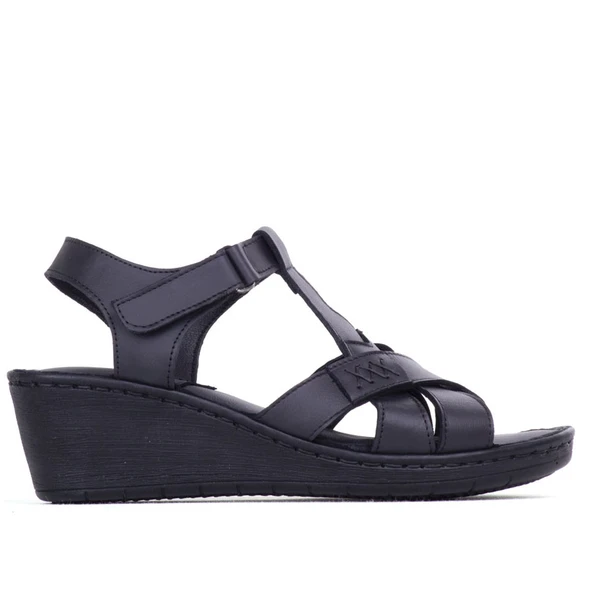 Ghattix 12 Hakiki Deri Yumuşak Kadın Sandalet - 2