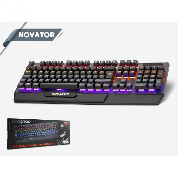 NOVATOR G505/10 KLAVYE BLUE SWITCH OYUN MEKANİK RGB