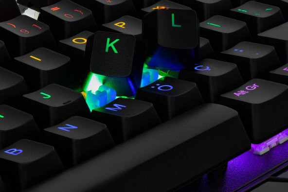 NOVATOR G505/10 KLAVYE BLUE SWITCH OYUN MEKANİK RGB - 5