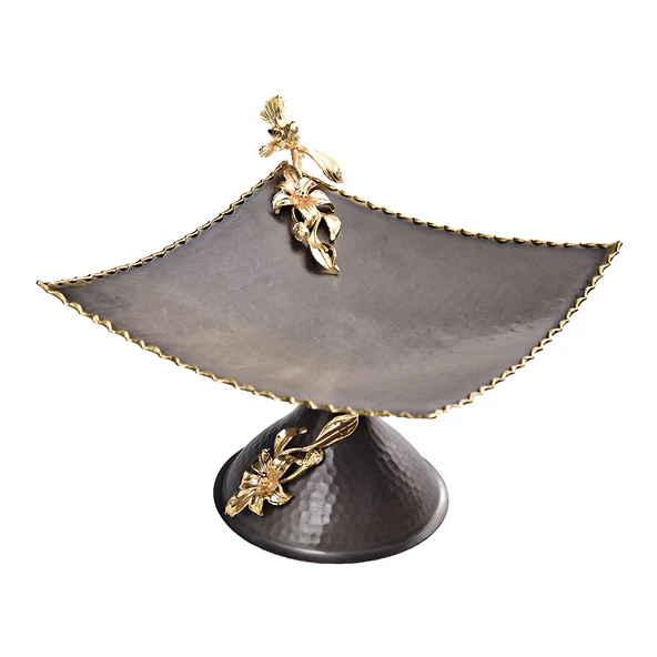 Decorium 20 Cm Ayaklı Kare Kase Nature - 2