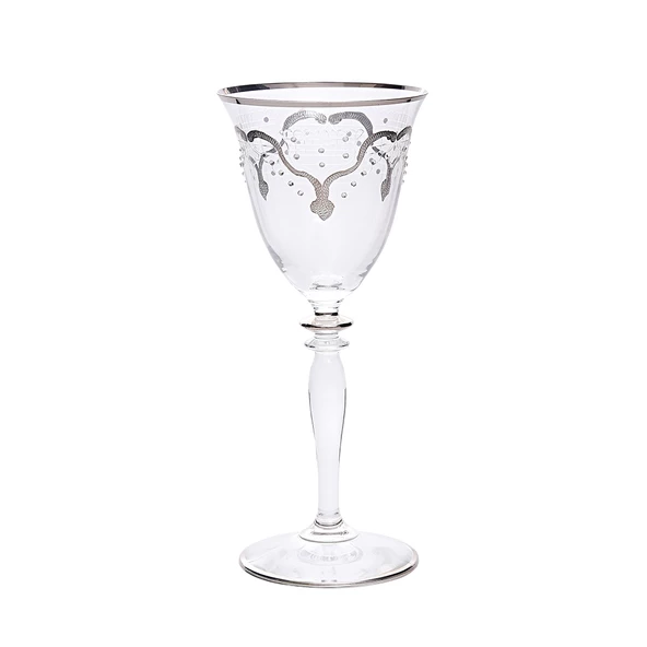 Decorium Beyaz Şarap Kadehi 6 Prc Bella Platin M00502 ürün görseli 1