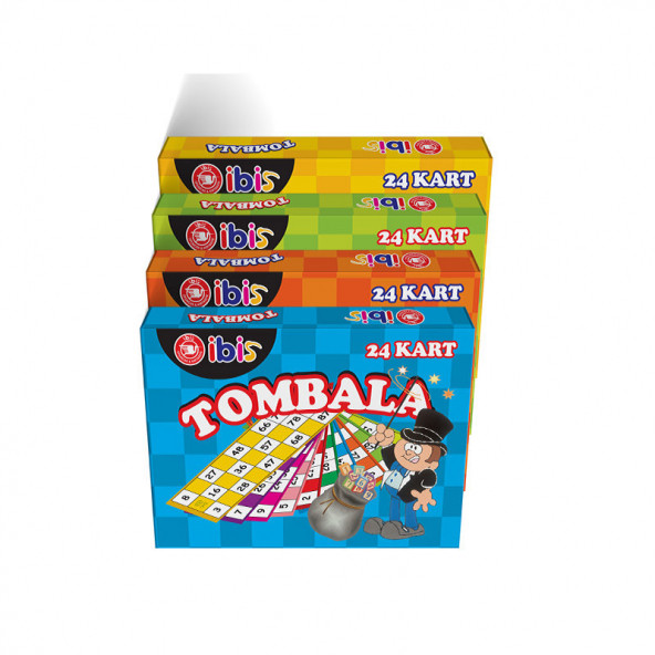 İbiş Marka Tombala Oyun Kartı 24 Kart