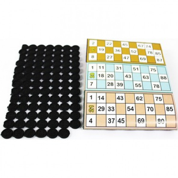 İbiş Marka Tombala Oyun Kartı 24 Kart - 2