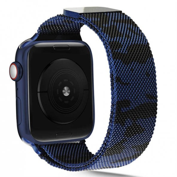 Apple Watch 42mm KRD-40 Tel Örgü İşlemeli Metal Kordon - 3