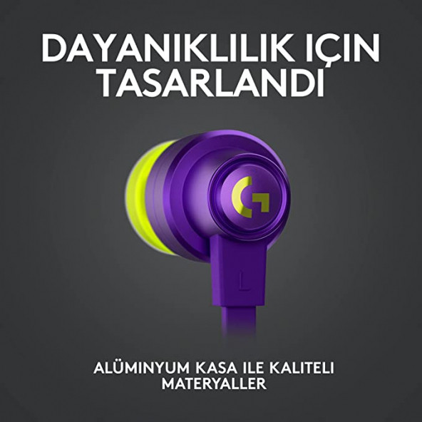 Logitech G333 Mor Mikrofonlu Oyuncu Kulaklığı - 4