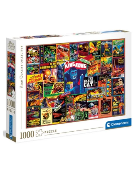 Clementoni Thriller Classics 1000 Parça Puzzle 39602