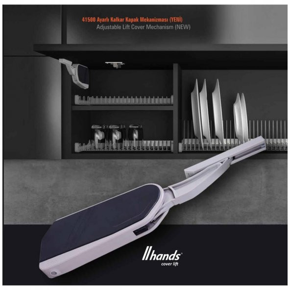 Hands Lift Ayarlı Frenli Kalkar Kapak Makası Piston Hard - 6