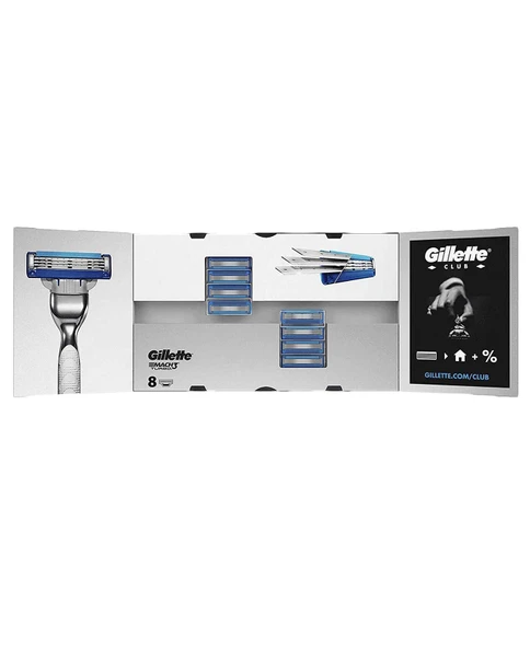 Gillette Mach3 8Lİ Karton Kutu - 2