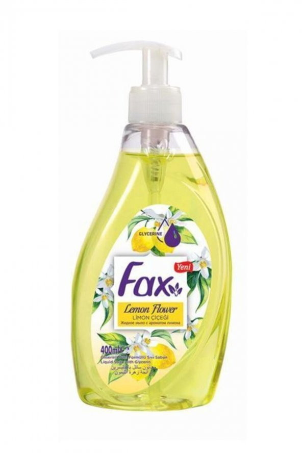 Fax Sıvı Sabun Lemon Flower Limon Çiçeği 400 Ml