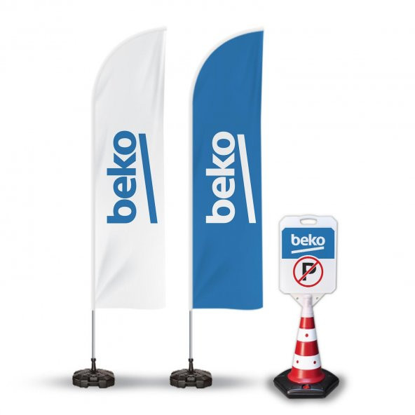 Beko Reklam Yönlendirme Tanıtım Yelken Bayragı ve Kücük Duba