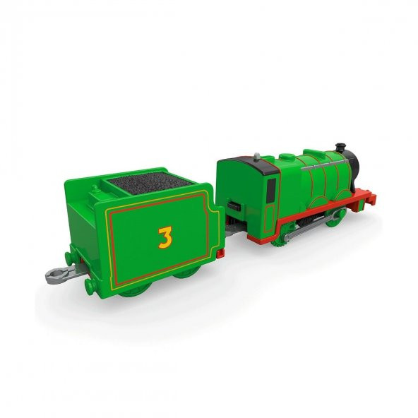 Orjinal Fisher Price Thomas ve Arkadaşları Motorlu Büyük Trenler HENRY Thomas & Friends TrackMaster Motorlu Tren - 4