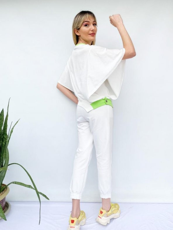 Kadın Tshirt Ve Eşofman Altı İkili Takım - 2