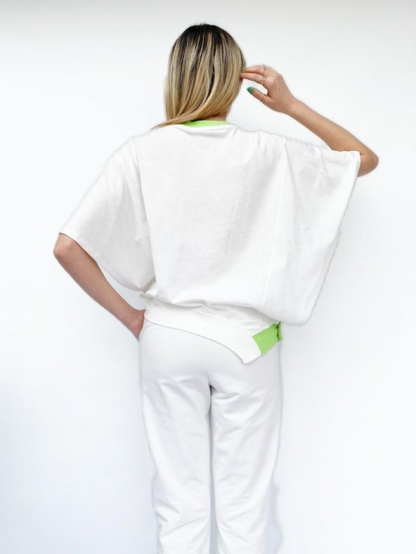 Kadın Tshirt Ve Eşofman Altı İkili Takım - 3