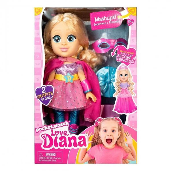 Love Diana Prenses Bebek 33 cm LVE07000 - 4