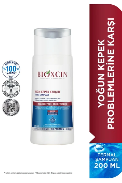 Bioxcin Aqua Thermal Yoğun Kepek Karşıtı Şampuan 200 ml - 3