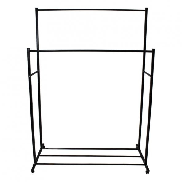 Kanat Elegant Tekerlekli Ayaklı Elbise Askısı - 2