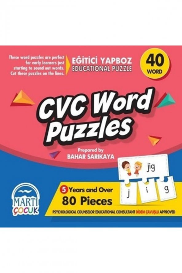 Cvc Word Puzzles - Eğitici Yapboz