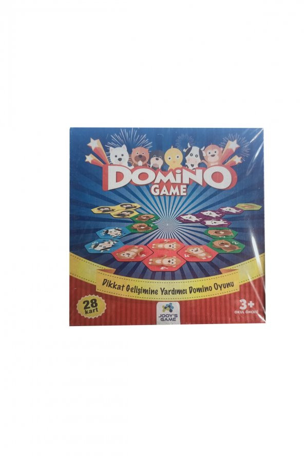 Domino Game (28 Kart) Dikkat Gelişimine Yardımcı Domino Oyunu 3+