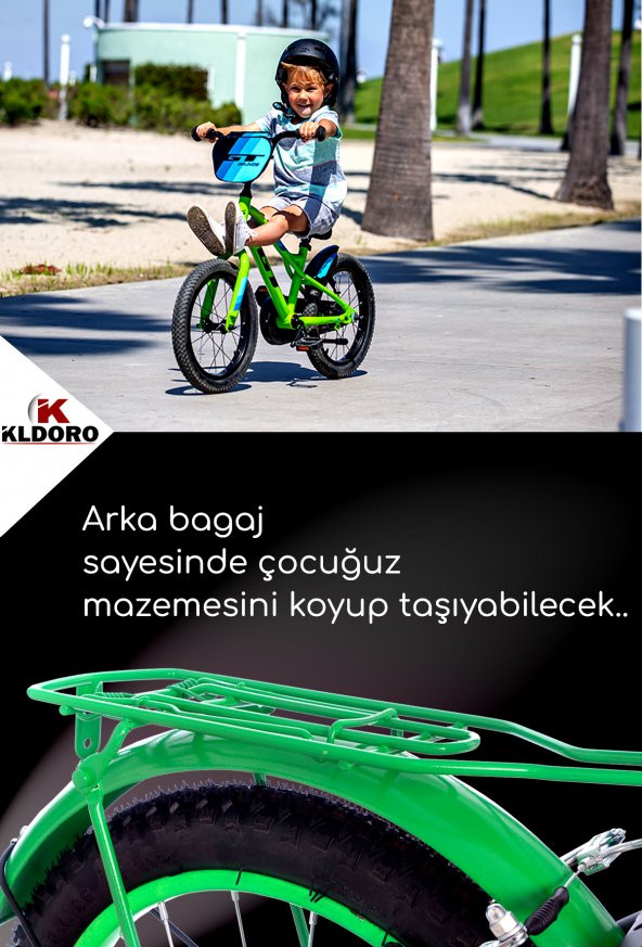 Kldoro Kd-16300 16 Jant Bisiklet Bagajlı Erkek Çocuk Bisikleti - 5