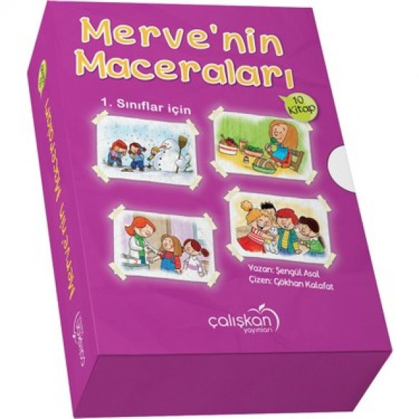 Çalışkan Yayınları Mervenin Maceraları Hikaye Seti (10 Kitap)