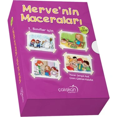 Çalışkan Yayınları Merve'nin Maceraları Hikaye Seti (10 Kitap)