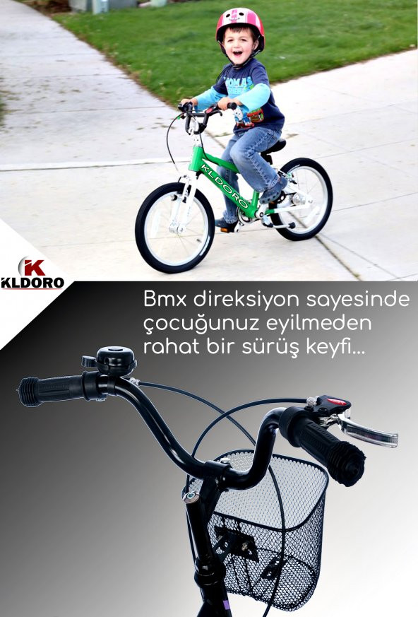 Kldoro Kd-16301 Çelik Kadro 16 Jant Bisiklet Bagajlı Kız Çocuk Bisikleti - 6