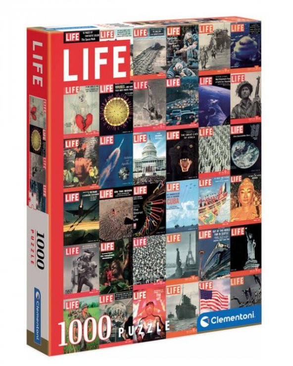 Clementoni Life Cover 1000 Parça Puzzle 39636
