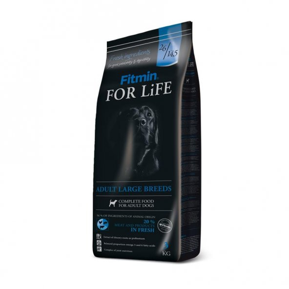 Fitmin For Life 20 Taze Tavuk Etli Büyük Irk Yetişkin Köpek Maması 3 Kg