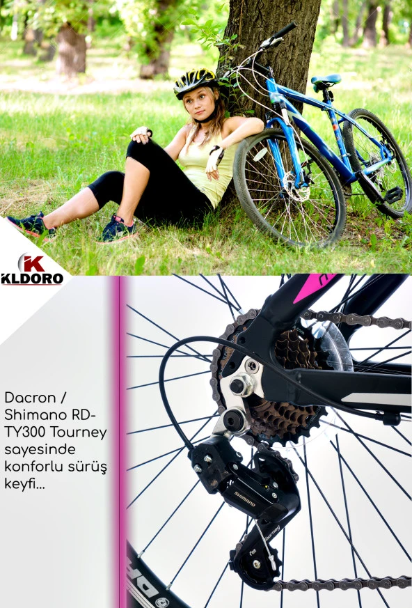 Kldoro Xk400 3 0 26 Jant Bisiklet 21 Vites V Fren Bisikleti - 6