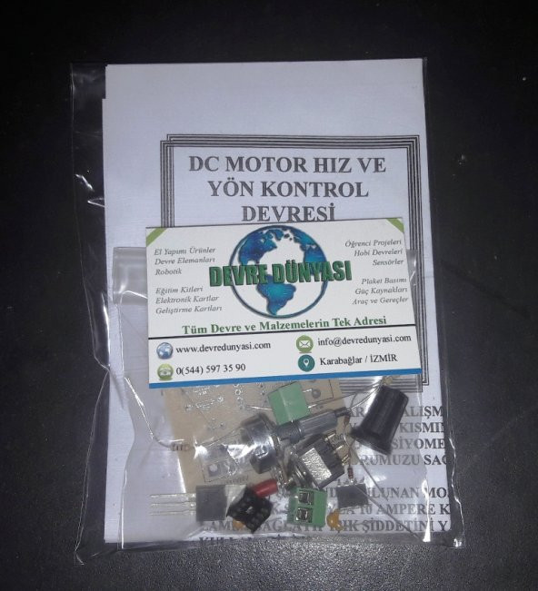 DC Motor Hız ve Yön Kontrol Devresi - 4