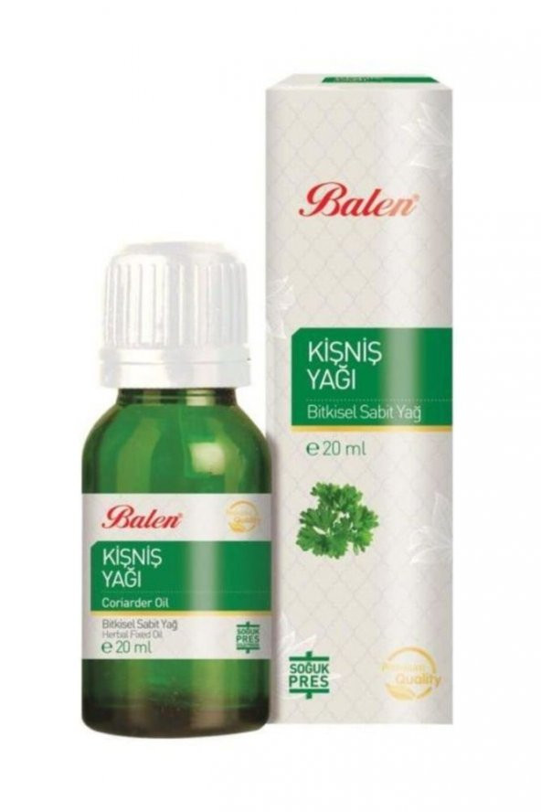 Kişniş Yağı 20 ml Soğuk Pres