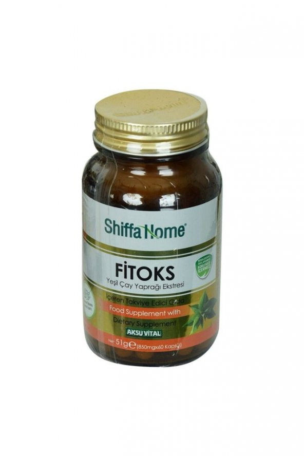 Shiffa Home Fitoks Yeşil Çay Yaprağı Ekstresi Diyet Takviyesi 850 mg x 60 Kapsül - 4