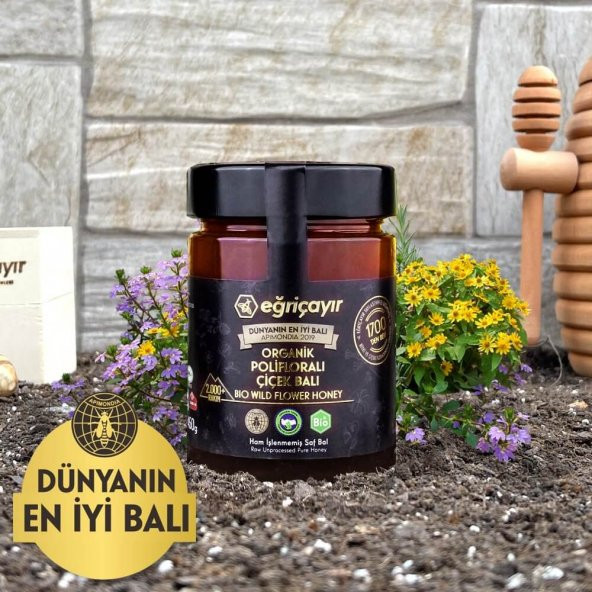 Eğriçayır Polifloralı Organik Çiçek Balı 450 Gr (çok Çiçekli)