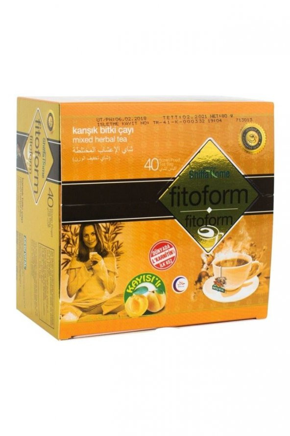 Fitoform Kayısılı Karışık Bitki Çayı 40 Süzen Poşet ürün görseli
