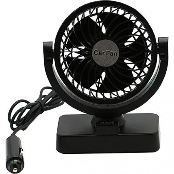 Carub Oto Vantilatör Torpido Üstü Çift Kademeli Ayarlı 12 Volt