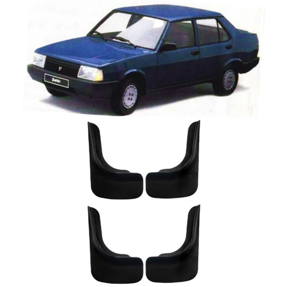 Tofaş Şahin Uyumlu 4lü Ön Arka Set Paçalık Çamurluk Tozluk TFS0UX903 - 2