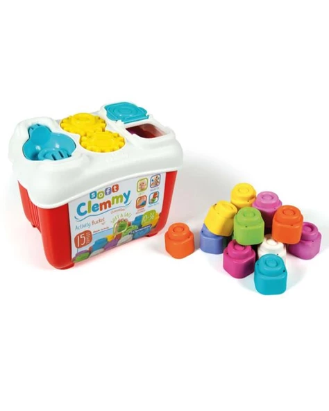 Clementoni Soft Clemmy Yumuşak Blok Bultak Kovası 17171 - 3