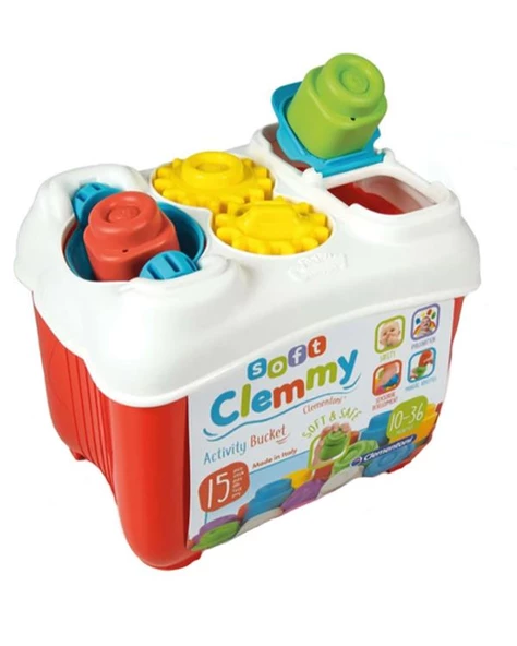 Clementoni Soft Clemmy Yumuşak Blok Bultak Kovası 17171