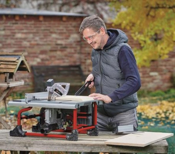 Einhell Akülü Tezgah Testere Te-Ts 36/210 + 2x 18v 4a Akü Ve Şarj Cihazı - 8