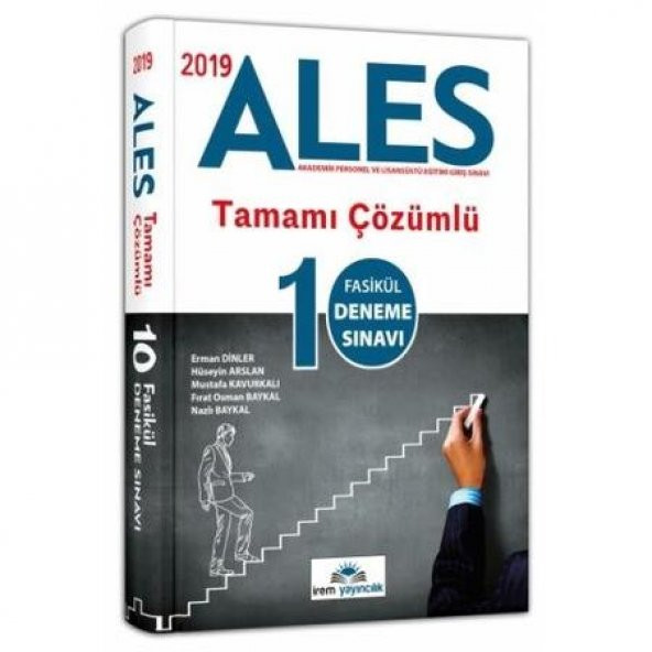 2019 ALES Tamamı Çözümlü 10 Fasikül Deneme Sınavı İrem Yayınları