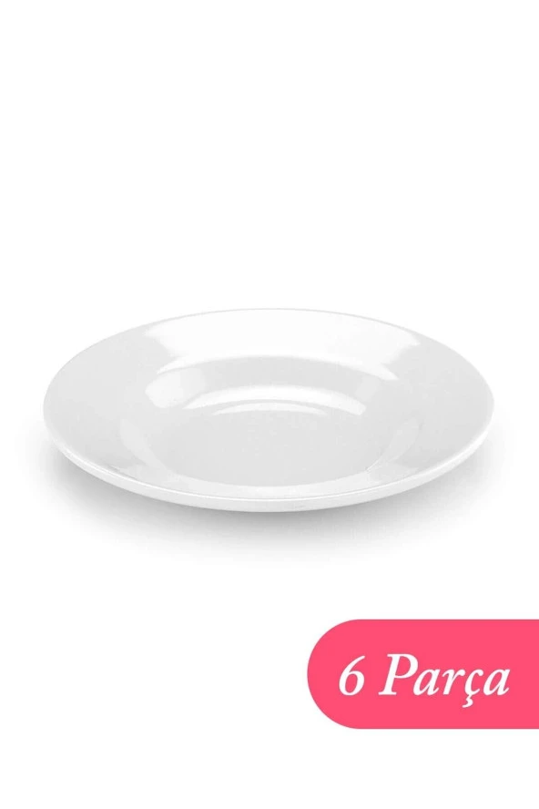 Melamin Çukur Tabak 6lı Paket 19 Cm