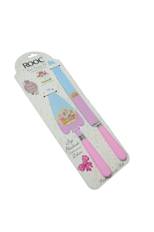 Asorti Model 2 Parça Lüx Rooc Pasta Servis Seti ürün görseli